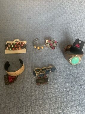 paparazzi Turquoise Medallion Brown Leather Cuff Bracelet